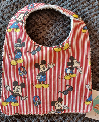 Bavoir 0-12 mois 'mickey'