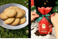 Sablé nature + boite noël