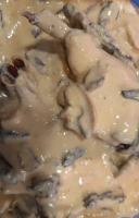 Chapon au vin jaune/morilles/champignons (x1)