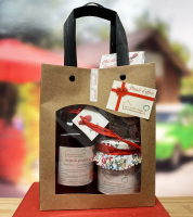 Panier cadeau groseille-framboise