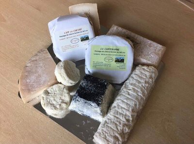 Plateau de fromages de chèvre