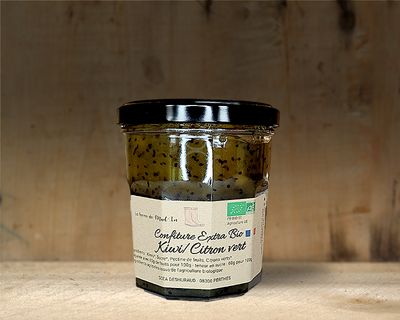 Confiture de kiwis-citrons verts