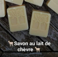 Savon au lait de chèvre bio (sans parfum)