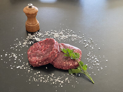 Steak haches black angus bio 150 gr par 2