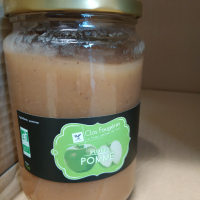 Purée de pommes bio
