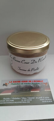 Terrine de poulet nature 180gr