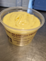 Fromage blanc lissé pêche 🍑  mangue 🥭