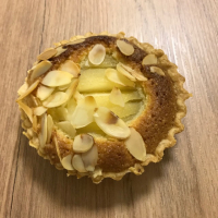 Tartelette amandine aux pêches