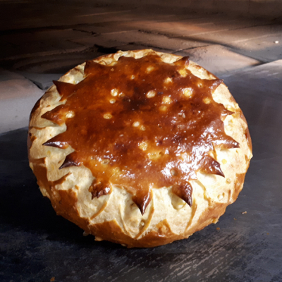 Couronne des rois - ecorce d'orange (4 parts)
