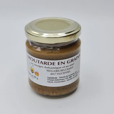 Moutarde au miel en grains