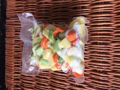 Poche de légumes pour soupe prête à cuire