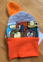 Gant àjouer animaux orange