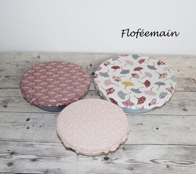 Lot de 3 couvercles alimentaires