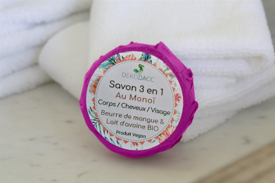 Savon monoï 3 en 1 recharge papier de soie