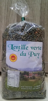 Lentille verte du puy aop