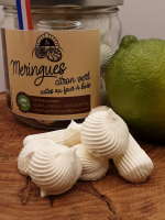 Meringues vanille-citron vert