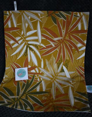 Torchon 'feuilles jaune'