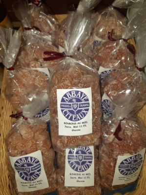 Bonbons de l'abbaye de cîteaux au miel