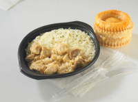 Bouchée a la reine et nouilles