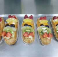 éclairs aux fruits
