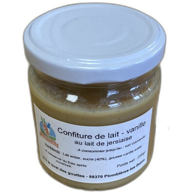 Confiture de lait à la vanille