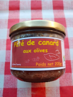 Pâté de canard aux olives 200 gr