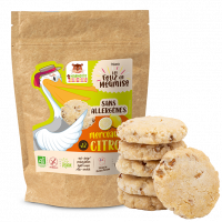 Cookies citron sans gluten/œufs/lait