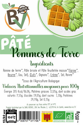 Paté aux pommes de terre