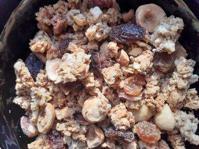 Granola aux fruits secs, sans sucre ajouté