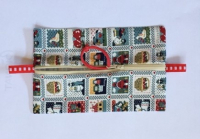 Trousse plate avec zip