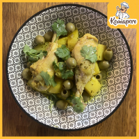 Poulet aux olives façons tagine