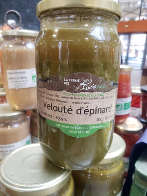 Velouté d'épinard  bio