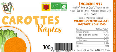 Carottes râpées