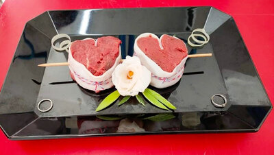 Brochette de filet de bœuf st valentin