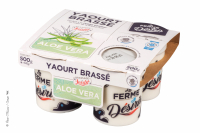 Yaourts brassés aloe vera