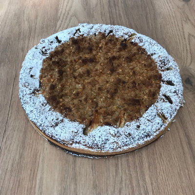 Tarte streussel aux pommes