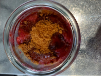 Pêche de vigne d'ardèche et sucre intégral