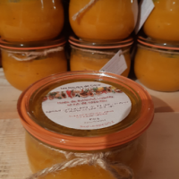 Purée de butternut, carottes,lait de coco bio