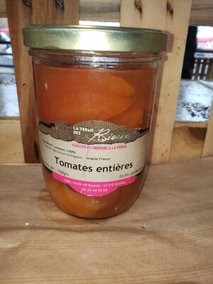 Tomates entières bio