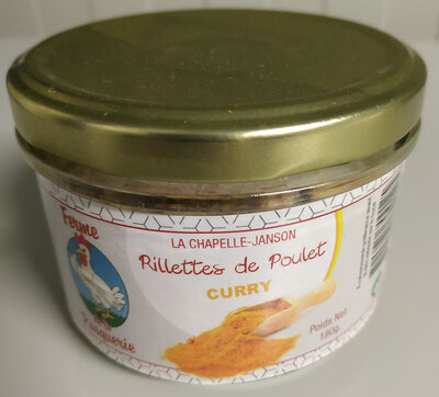 Rillettes de poulet au curry -180g