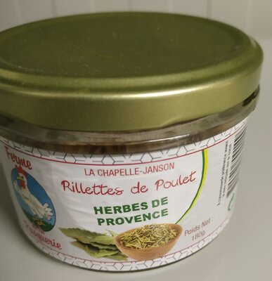 Rillettes de poulet herbes de provence -180g