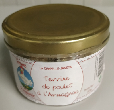 Terrine de poulet à l'armagnac -180g
