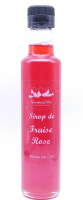 Sirop fraise rose