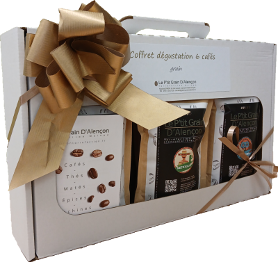 Coffret dégustation 6 cafés