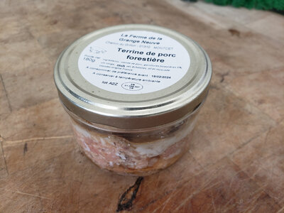 Terrine de porc à la forestière