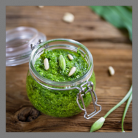 Pesto ail des ours bio frais et ortie sauvage