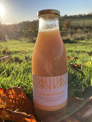 Jus de pommes non-filtré - bouteille 1 litre