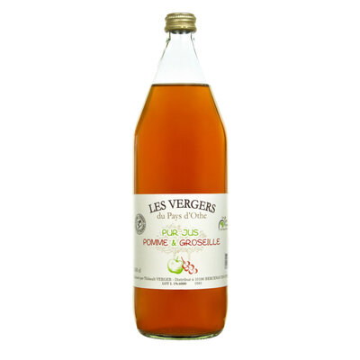 Pur jus de pomme groseille 1l