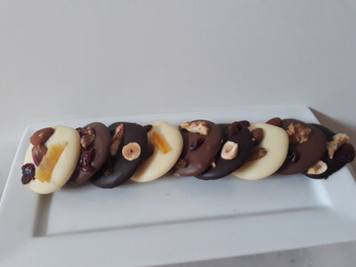 Mendiants aux trois chocolats