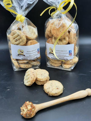 Sablés moutarde à l ancienne